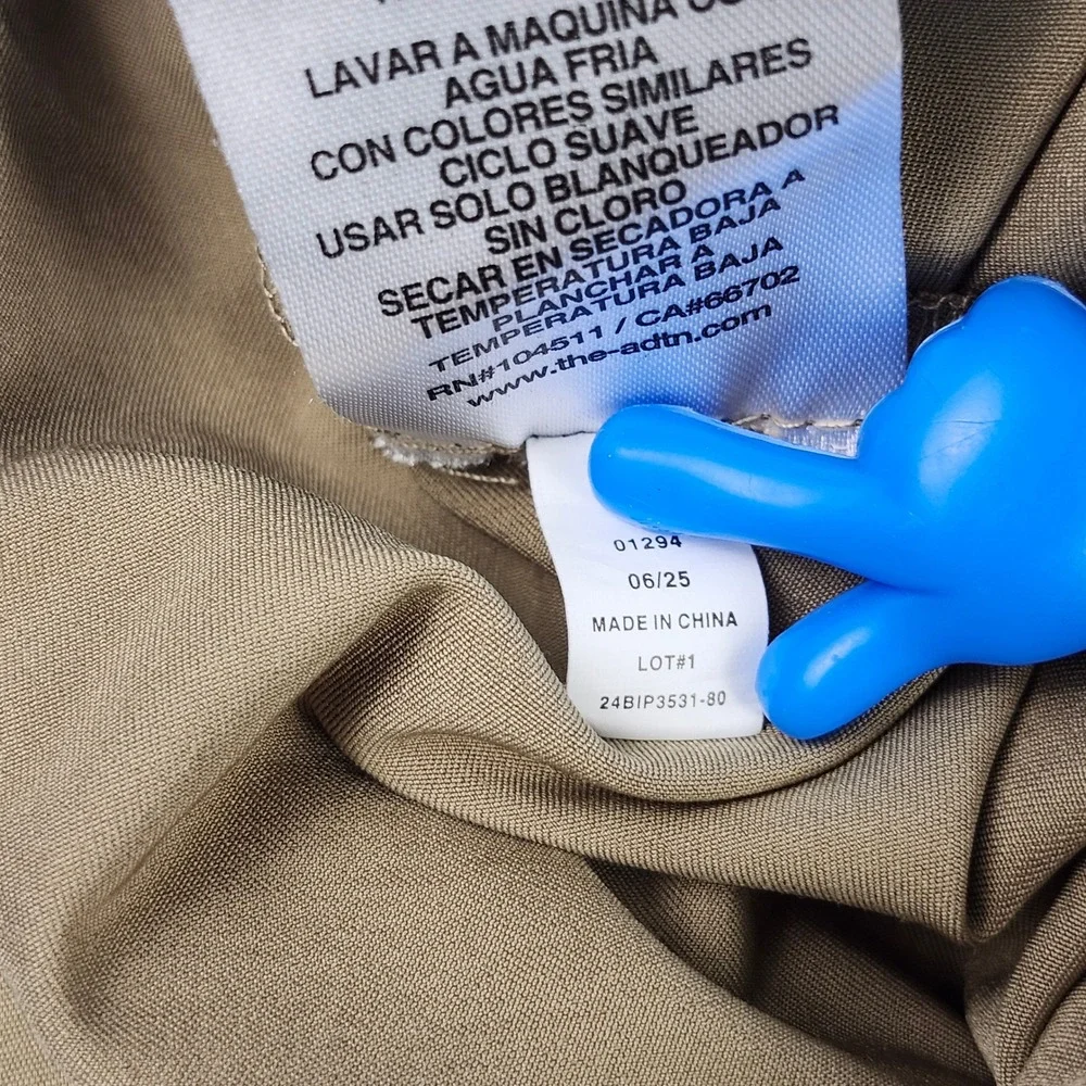 Birdie Bound Golf Pants Men 36x30 Khaki Stretch Performance Flat Front Preppy